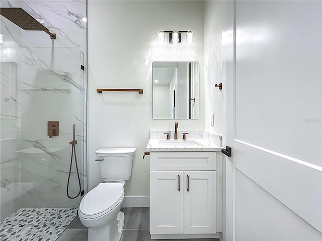 1167 Boundary Blvd, Rotonda West, FL 33947 - full bathroom featuring a marble finish shower and vanity