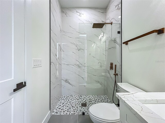 1167 Boundary Blvd, Rotonda West, FL 33947 - full bathroom with a marble finish shower and vanity