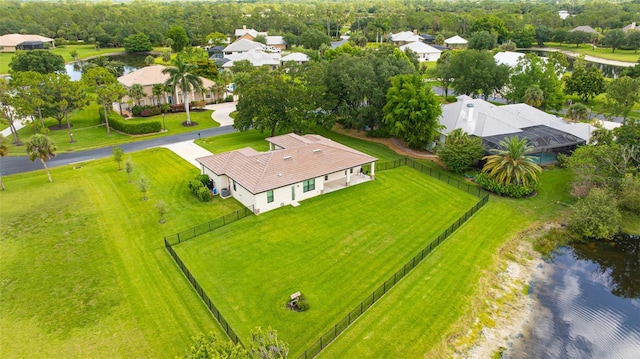 16630 Willow Point Ct, Alva, FL 33920 - aerial perspective of suburban area with a large body of water
