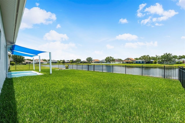 2347 123rd Pl E, Parrish, FL 34219 - fenced backyard with a water view and a residential view