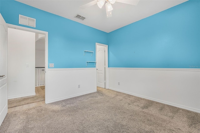 2347 123rd Pl E, Parrish, FL 34219 - empty room with carpet flooring and a ceiling fan