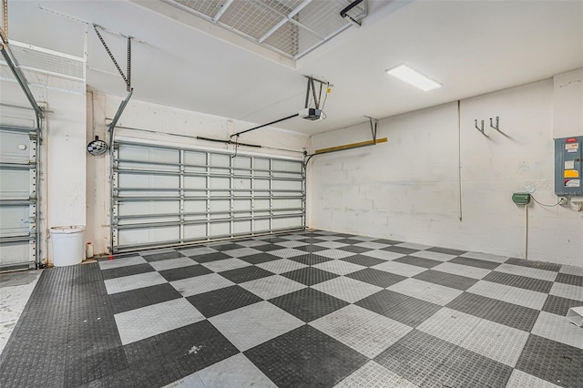 2347 123rd Pl E, Parrish, FL 34219 - garage with electric panel and a garage door opener