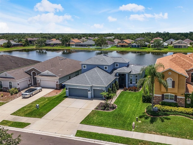 2347 123rd Pl E, Parrish, FL 34219 - aerial view of residential area featuring a large body of water