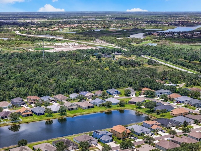 2347 123rd Pl E, Parrish, FL 34219 - aerial view of residential area featuring a nearby body of water