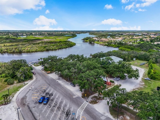 2347 123rd Pl E, Parrish, FL 34219 - aerial view of a large body of water and a tree filled landscape