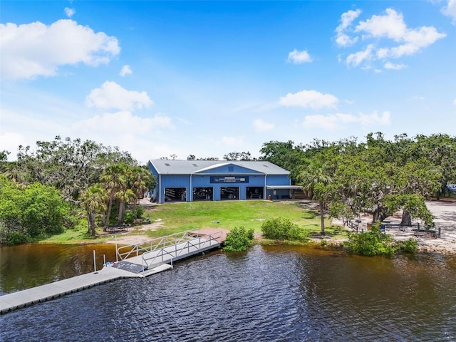 2347 123rd Pl E, Parrish, FL 34219 - dock area featuring a water view