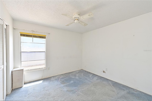 6406 16th Avenue Dr W, Bradenton, FL 34209 - carpeted empty room with ceiling fan and a textured ceiling
