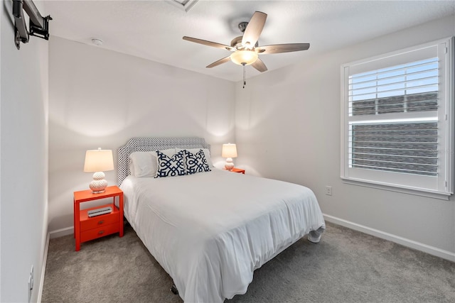 11434 Spring Gate Trl, Bradenton, FL 34211 - bedroom featuring carpet floors and a ceiling fan