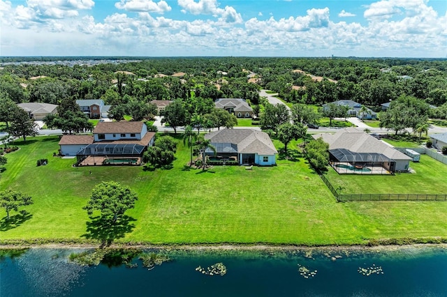 208 147th St NE, Bradenton, FL 34212 - aerial view of residential area with a large body of water