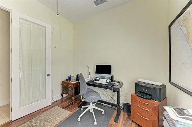 208 147th St NE, Bradenton, FL 34212 - office featuring wood finished floors and baseboards