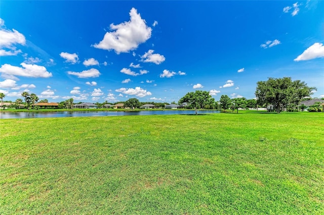 208 147th St NE, Bradenton, FL 34212 - view of green lawn with a water view