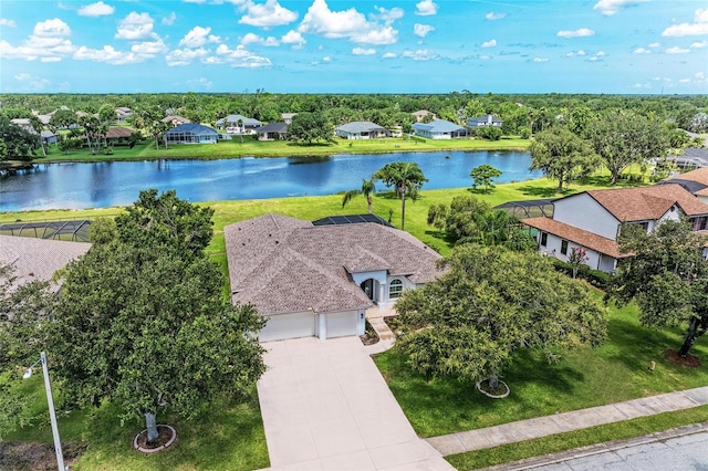 208 147th St NE, Bradenton, FL 34212 - aerial view of residential area with a nearby body of water