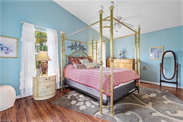3760 Gloxinia Dr, North Fort Myers, FL 33917 - bedroom with wood finished floors and baseboards