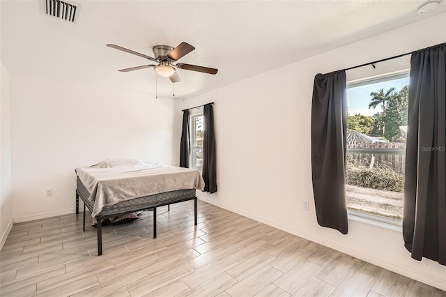 718 17th St E, Bradenton, FL 34208 - dining space featuring healthy amount of natural light, light wood finished floors, and a ceiling fan