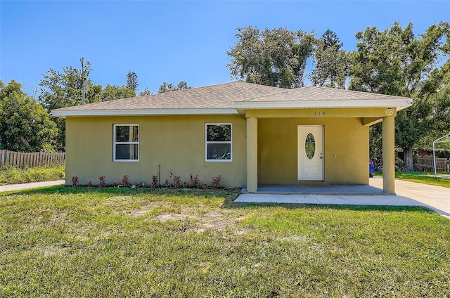 718 17th St E, Bradenton, FL 34208 - view of front of home with stucco siding and a shingled roof