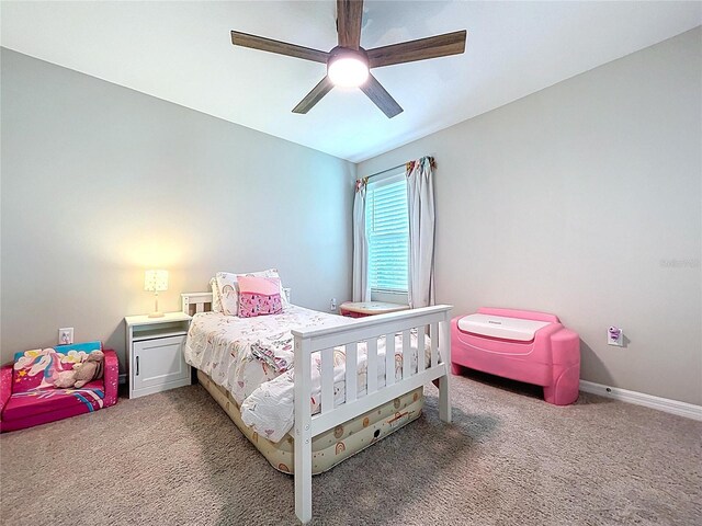 12832 Oak Hill Way, Parrish, FL 34219 - bedroom featuring carpet and ceiling fan