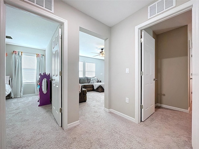 12832 Oak Hill Way, Parrish, FL 34219 - hallway with carpet flooring