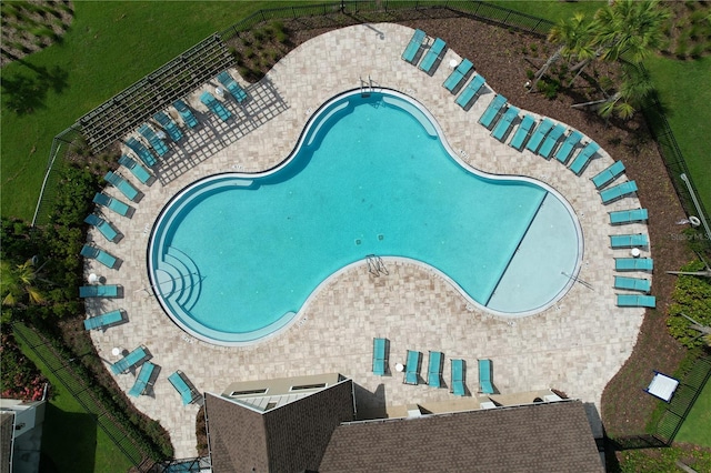 12832 Oak Hill Way, Parrish, FL 34219 - view of swimming pool with a patio