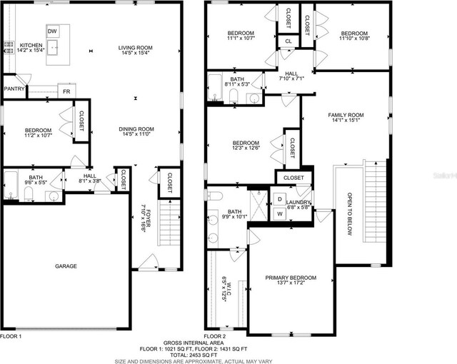 12832 Oak Hill Way, Parrish, FL 34219 - view of floor plan / room layout