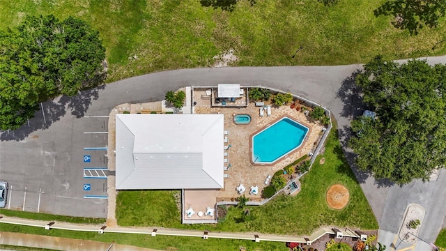 20 Idle Sands Dr, Venice, FL 34293 - bird's eye view of a pool area