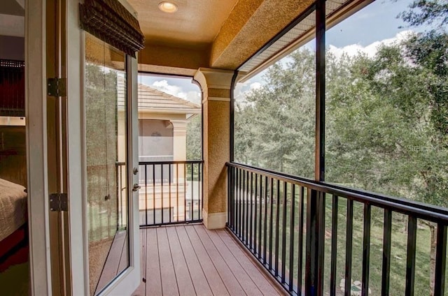 8168 Villa Grande Ct, Sarasota, FL 34243 - view of unfurnished sunroom