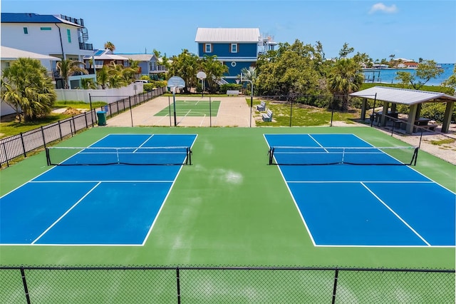 2513 Avenue B Ave B, Unit B, Bradenton Beach, FL 34217 - view of tennis court featuring community basketball court