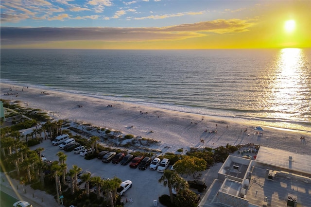 2513 Avenue B Ave B, Unit B, Bradenton Beach, FL 34217 - aerial overview of property's location with expansive beach