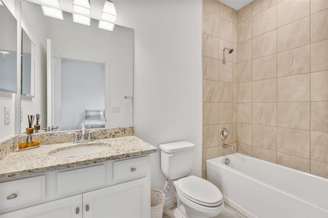 6507 Clairborne Ln, Bradenton, FL 34211 - full bath with vanity, shower / bathtub combination, and connected bathroom