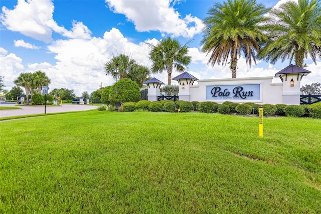 6507 Clairborne Ln, Bradenton, FL 34211 - community / neighborhood sign with a lawn