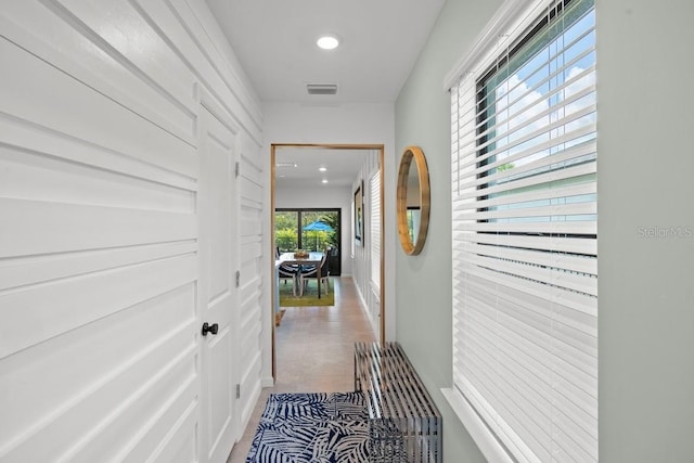 6563 Silverstar Dr, Sarasota, FL 34240 - hallway featuring recessed lighting