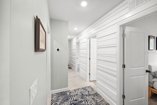 6563 Silverstar Dr, Sarasota, FL 34240 - hallway featuring recessed lighting