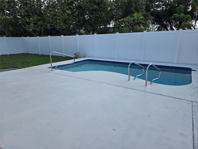6004/6014 Deming Ave, North Port, FL 34287 - view of pool with a fenced backyard and a patio