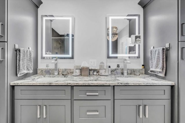 1461 Marlin St, Nokomis, FL 34275 - bathroom with double vanity