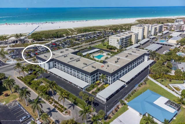 5600 Beach Way Dr Unit 315, Sarasota, FL 34242 - bird's eye view of extended coastline and apartment complex