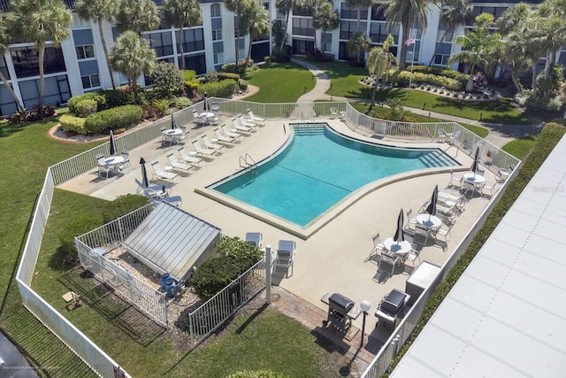5600 Beach Way Dr Unit 315, Sarasota, FL 34242 - community pool featuring a patio