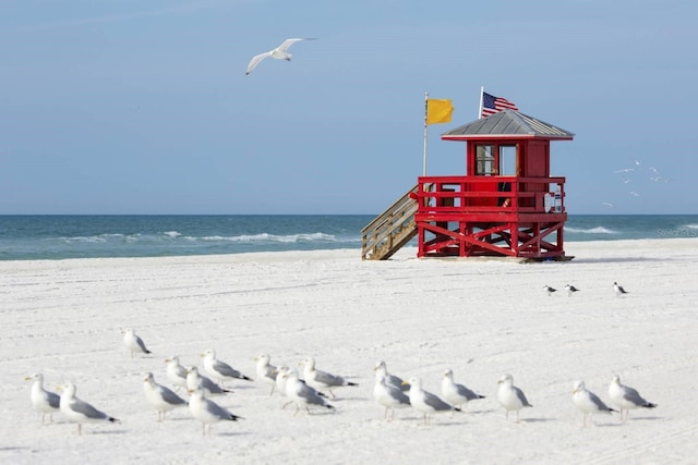 5600 Beach Way Dr Unit 315, Sarasota, FL 34242 - water view featuring local beach