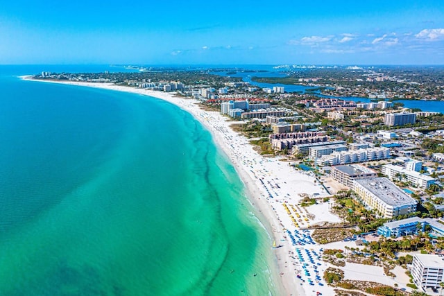 5600 Beach Way Dr Unit 315, Sarasota, FL 34242 - view of urban area with expansive beach