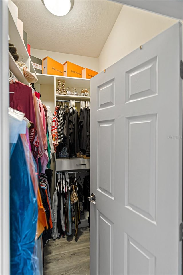 3671 Summerwind Cir, Bradenton, FL 34209 - walk in closet featuring wood finished floors