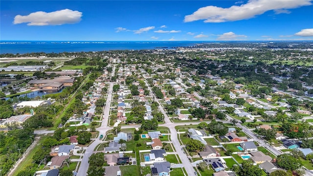 912 Ponderosa Pine Ln, Sarasota, FL 34243 - aerial view of property's location featuring nearby suburban area and a large body of water