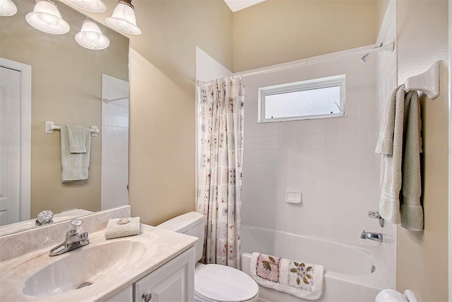 7464 Ridge Rd, Sarasota, FL 34238 - full bathroom featuring vanity and shower / bath combination with curtain