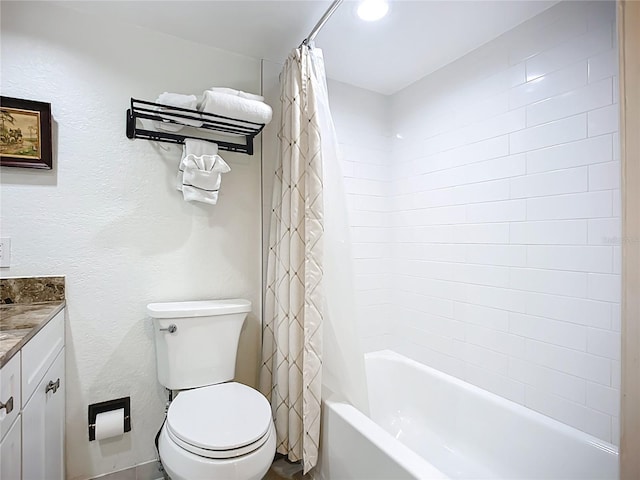 2220 Bahia Vista St Unit G4, Sarasota, FL 34239 - bathroom with vanity and shower / tub combo with curtain
