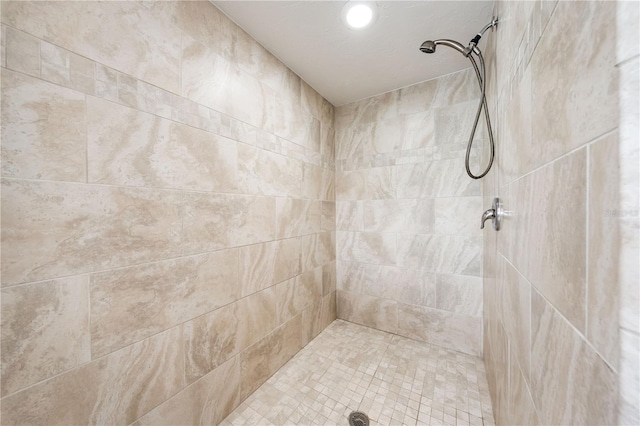 1484 Seafarer Dr, Osprey, FL 34229 - bathroom with a tile shower and recessed lighting