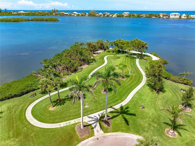 1484 Seafarer Dr, Osprey, FL 34229 - aerial view of property's location with a nearby body of water