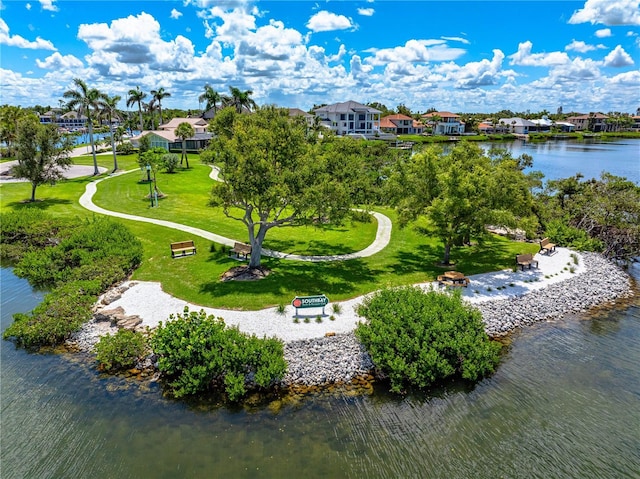 1484 Seafarer Dr, Osprey, FL 34229 - aerial view of residential area with a large body of water