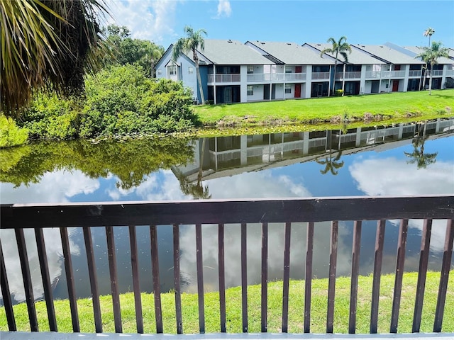 2636 Hidden Lake Dr N Unit G, Sarasota, FL 34237 - water view with nearby suburban area
