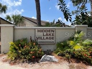 2636 Hidden Lake Dr N Unit G, Sarasota, FL 34237 - view of community sign