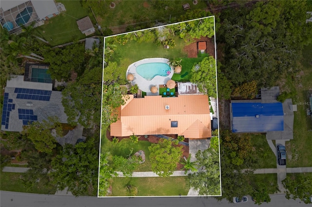 1112 Montezuma Dr, Bradenton, FL 34209 - aerial view of property's location with property parcel outlined