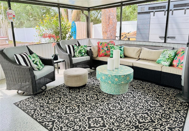 1112 Montezuma Dr, Bradenton, FL 34209 - sunroom / solarium with an outdoor living space