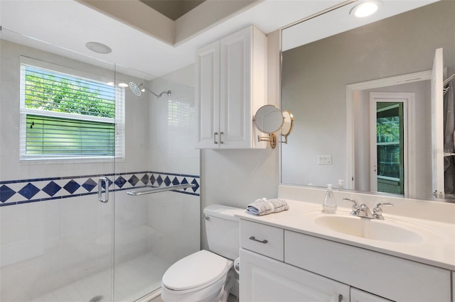 8102 Waterview Blvd, Lakewood Ranch, FL 34202 - bathroom featuring a shower stall and vanity