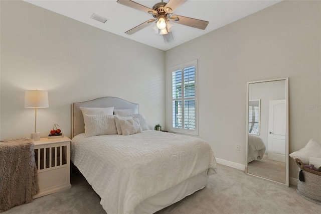 8102 Waterview Blvd, Lakewood Ranch, FL 34202 - carpeted bedroom featuring baseboards and a ceiling fan